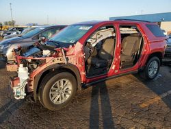 Salvage cars for sale at Woodhaven, MI auction: 2022 Chevrolet Traverse LT