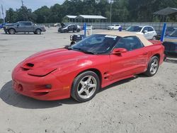 Salvage cars for sale at Savannah, GA auction: 2000 Pontiac Firebird Trans AM