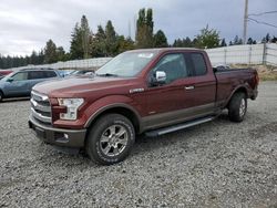 Ford salvage cars for sale: 2016 Ford F150 Super Cab