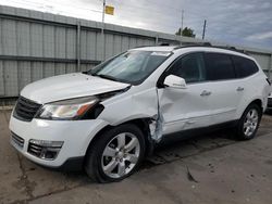 Salvage cars for sale at Littleton, CO auction: 2017 Chevrolet Traverse Premier