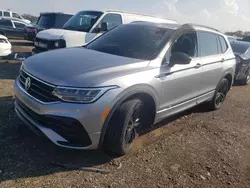 Volkswagen Vehiculos salvage en venta: 2022 Volkswagen Tiguan SE R-LINE Black