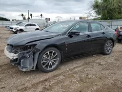 Salvage cars for sale at Mercedes, TX auction: 2016 Acura TLX