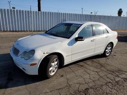 Salvage cars for sale at Van Nuys, CA auction: 2002 Mercedes-Benz C 240