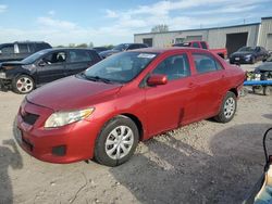 Salvage cars for sale at Kansas City, KS auction: 2010 Toyota Corolla Base