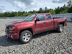 Salvage trucks for sale at Windham, ME auction: 2016 Chevrolet Silverado K1500 LT