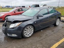 Salvage cars for sale at Woodhaven, MI auction: 2011 Buick Regal CXL