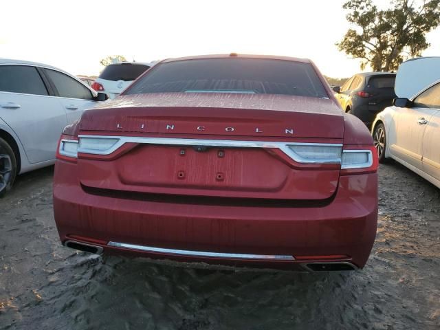 2017 Lincoln Continental Select