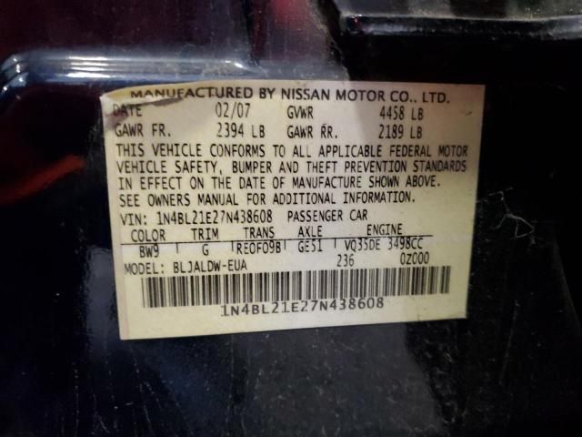 2007 Nissan Altima 3.5SE