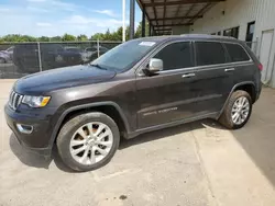 Salvage cars for sale at Tanner, AL auction: 2017 Jeep Grand Cherokee Limited