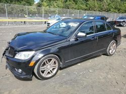 Mercedes-Benz salvage cars for sale: 2009 Mercedes-Benz C 350