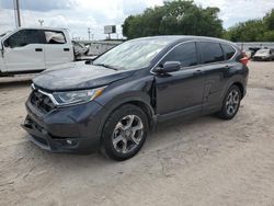 Salvage cars for sale at Oklahoma City, OK auction: 2018 Honda CR-V EX