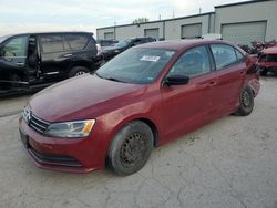 Volkswagen salvage cars for sale: 2016 Volkswagen Jetta S