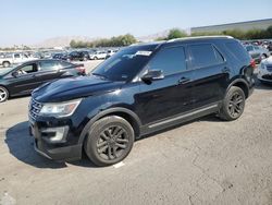 Salvage cars for sale at Las Vegas, NV auction: 2017 Ford Explorer XLT