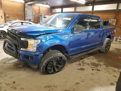 Ford salvage cars for sale: 2018 Ford F150 Supercrew