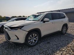 Salvage cars for sale at Wayland, MI auction: 2024 Toyota Grand Highlander XLE