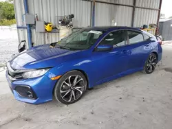 Salvage cars for sale at Cartersville, GA auction: 2017 Honda Civic SI