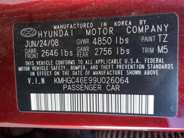 2009 Hyundai Genesis 3.8L