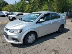 Salvage cars for sale from Copart Portland, OR: 2018 Chevrolet Sonic LS