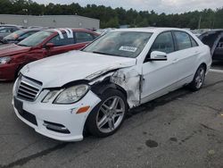 Carros salvage sin ofertas aún a la venta en subasta: 2013 Mercedes-Benz E 350 4matic