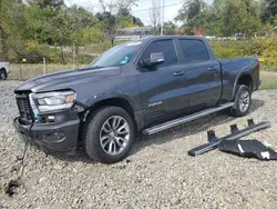 Salvage cars for sale at West Mifflin, PA auction: 2019 Dodge 1500 Laramie