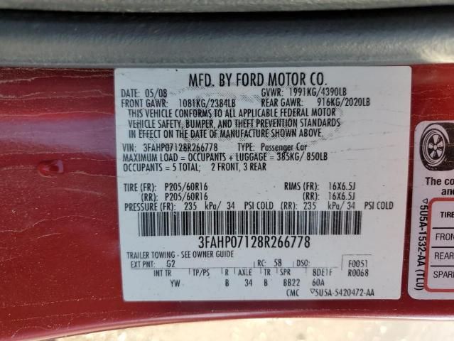 2008 Ford Fusion SE