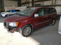 Salvage cars for sale at Eldridge, IA auction: 2013 Chrysler Town & Country Touring L