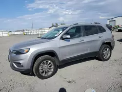 Jeep salvage cars for sale: 2021 Jeep Cherokee Latitude LUX