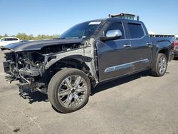 Salvage cars for sale at Fresno, CA auction: 2024 Toyota Tundra Crewmax Capstone