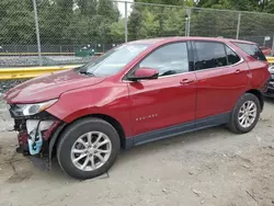 Salvage cars for sale at Waldorf, MD auction: 2020 Chevrolet Equinox LT