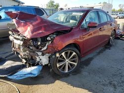 Salvage cars for sale at Pekin, IL auction: 2015 Subaru Legacy 2.5I Limited