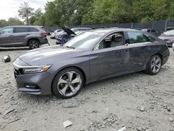 Salvage cars for sale at Waldorf, MD auction: 2018 Honda Accord Touring