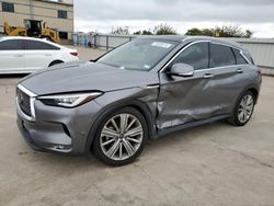 Salvage cars for sale at Wilmer, TX auction: 2020 Infiniti QX50 Pure