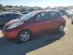 Salvage cars for sale from Copart Martinez, CA: 2013 Nissan Leaf S