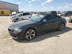 Salvage cars for sale at Amarillo, TX auction: 2010 BMW 650 I