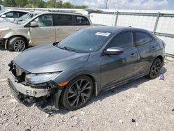 Salvage cars for sale at Lawrenceburg, KY auction: 2019 Honda Civic Sport Touring