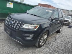 Salvage cars for sale at Hueytown, AL auction: 2016 Ford Explorer Limited