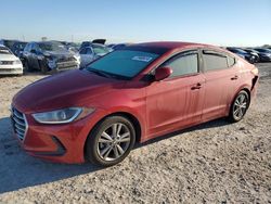 Salvage cars for sale at Grand Prairie, TX auction: 2017 Hyundai Elantra SE