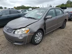 Toyota Vehiculos salvage en venta: 2003 Toyota Corolla CE