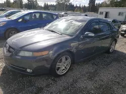 Salvage cars for sale at Graham, WA auction: 2007 Acura TL