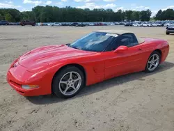 Chevrolet salvage cars for sale: 2004 Chevrolet Corvette