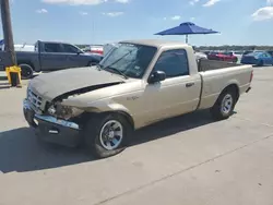 Salvage cars for sale at Grand Prairie, TX auction: 2001 Ford Ranger