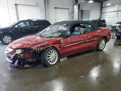 Salvage cars for sale at Ham Lake, MN auction: 2002 Chrysler Sebring LXI