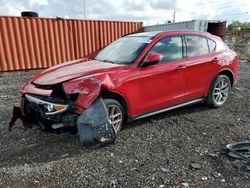 Salvage cars for sale at Homestead, FL auction: 2018 Alfa Romeo Stelvio Sport