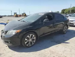 Salvage cars for sale at Oklahoma City, OK auction: 2012 Honda Civic SI