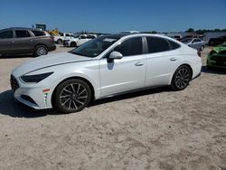 Salvage cars for sale at Houston, TX auction: 2021 Hyundai Sonata Limited