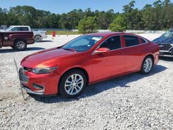 Chevrolet salvage cars for sale: 2017 Chevrolet Malibu LT