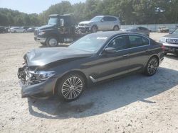 Salvage cars for sale at North Billerica, MA auction: 2018 BMW 530 XI