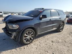 Salvage cars for sale at Houston, TX auction: 2014 Dodge Durango SXT