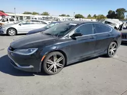 Salvage cars for sale from Copart Sacramento, CA: 2016 Chrysler 200 Limited