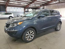 Salvage cars for sale at East Granby, CT auction: 2016 KIA Sportage LX